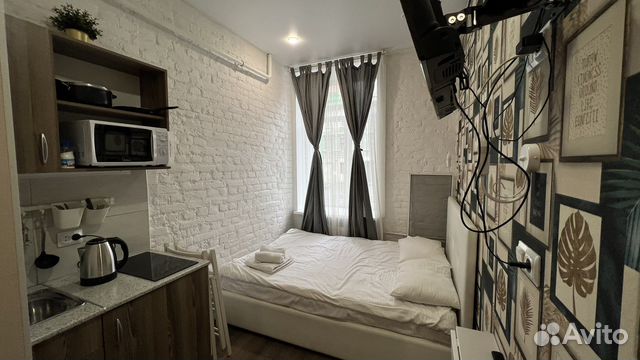 Квартира-студия, 16 м², 1 кровать
Квартира-студия, 16 м², 1 кровать
