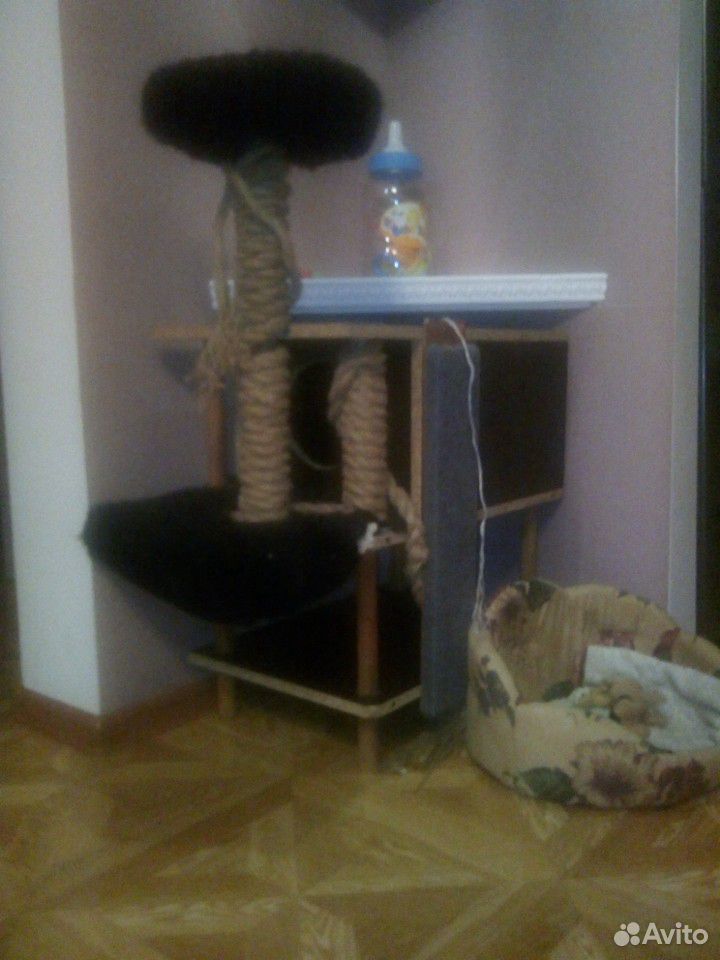 Домик для кошки с когтеточкой купить на Зозу.ру - фотография № 1