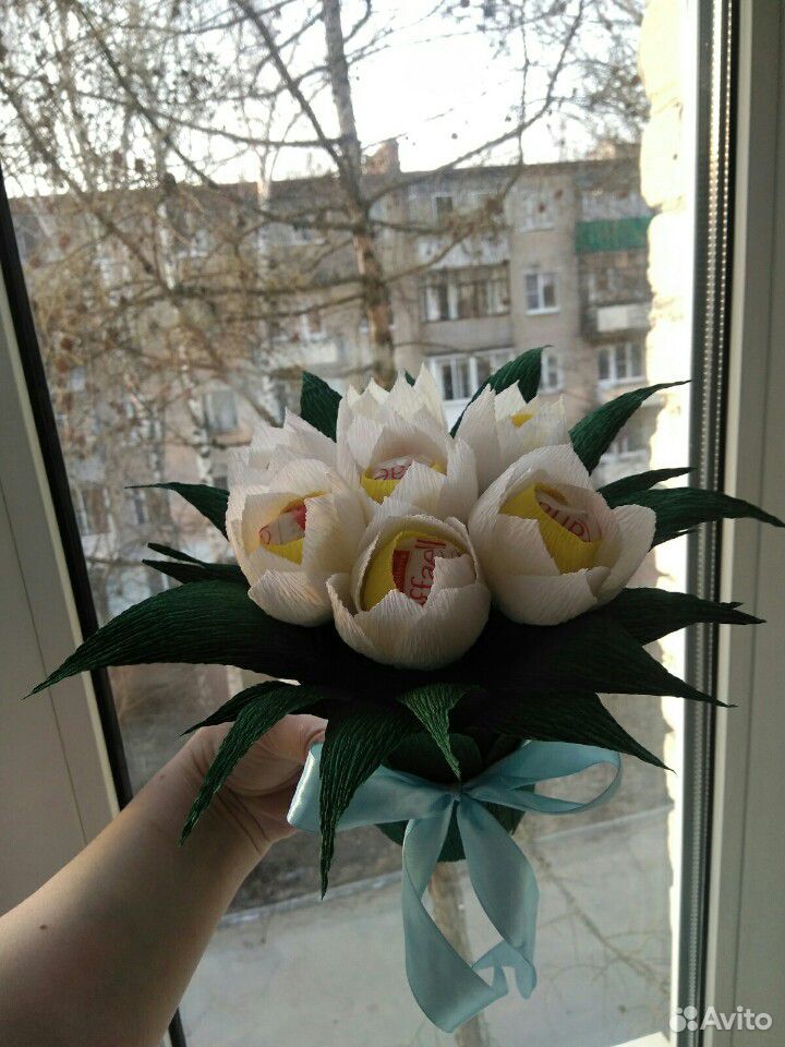 Букет тюльпанов, ручная работа купить на Зозу.ру - фотография № 3