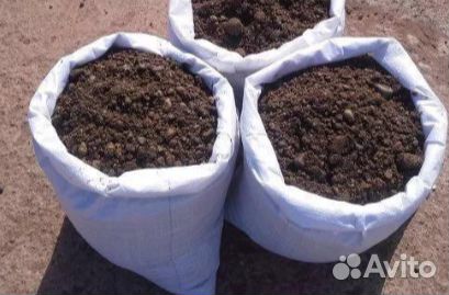 Чернозем торф навоз грунт песок в мешках купить на Зозу.ру - фотография № 1