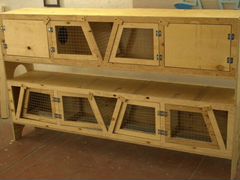 Клетка для кроликов деревянная модель А026
