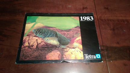 Календарь аквариумной фирмы Tetra за 1983 год