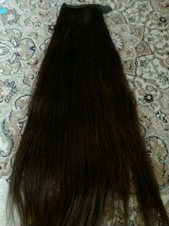 Волосы натуральные,хвост 57см