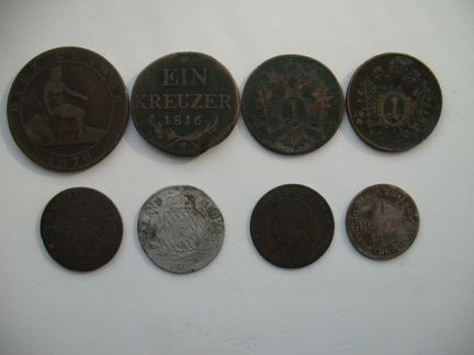 Монеты Европы. 18 век. 8 шт. Оригинал