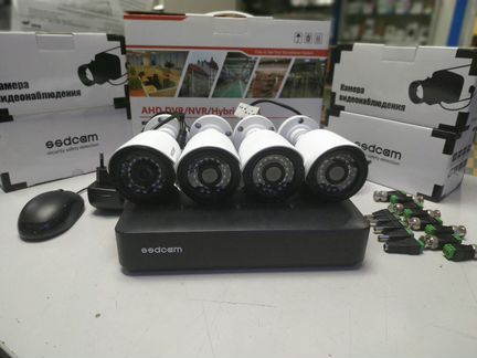 Комплект видеонаблюдения ssdcam на 4 камеры