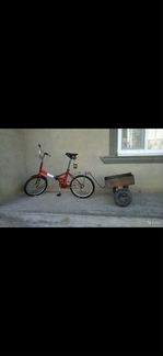 Велосипед с прицепом