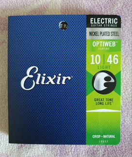 Струны для электрогитары Elixir 10-46 optiweb
