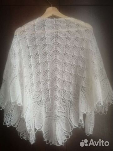 Шаль, бактус, ручная работа