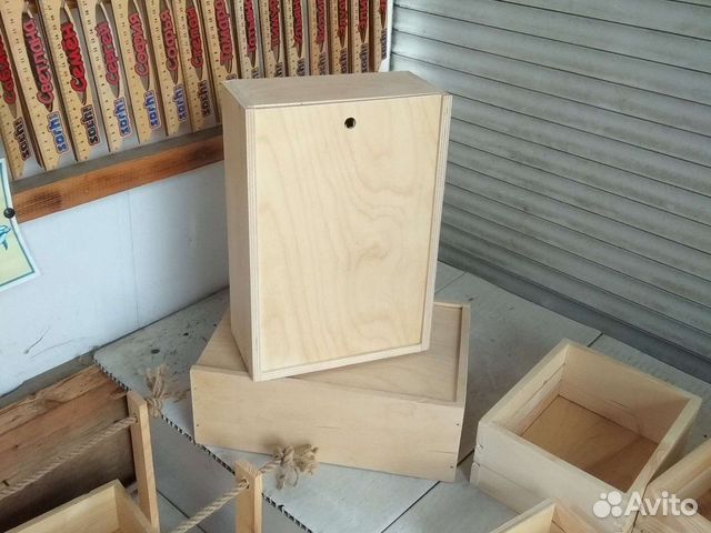 Ящик деревянный подарочный