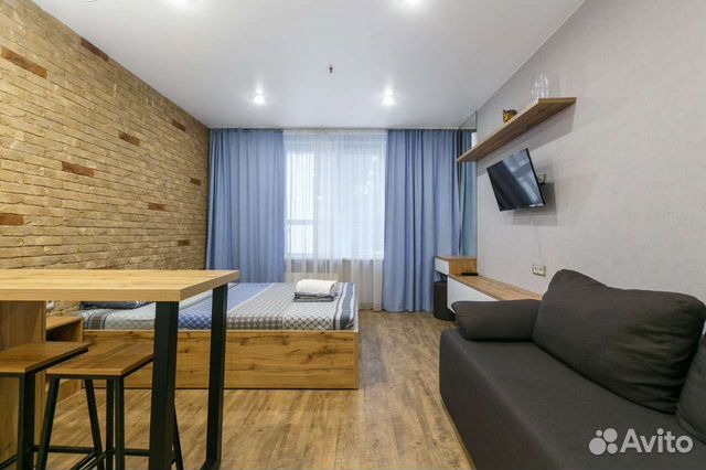 

Квартира-студия в апарт-отеле, 26 м², 2 кровати
