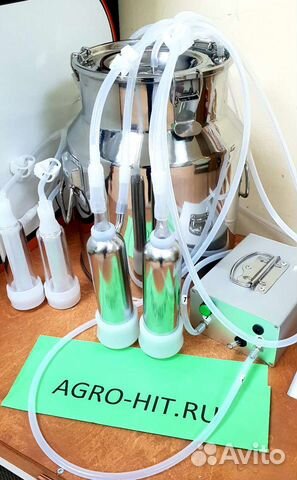 Доильный аппарат на 14 литров д/коз, коров