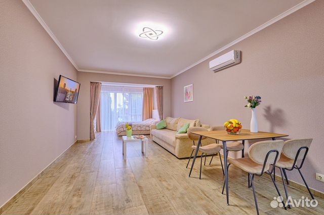 

Квартира-студия, 45 м², 2 кровати