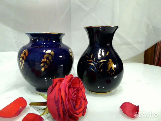 Вазы СССР- гжель