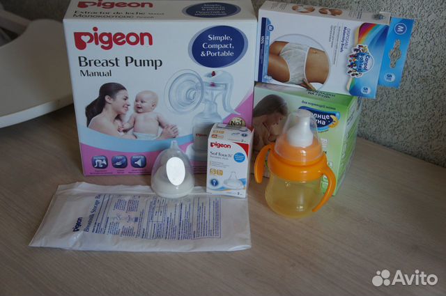 Ручной молокоотсос Pigeon (Пиджен) + допы