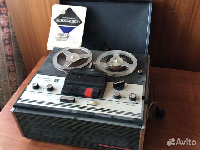 Магнитофон катушечный ссср, с паспортом