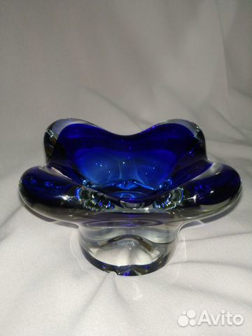 Пепельница, Богемия,винтаж