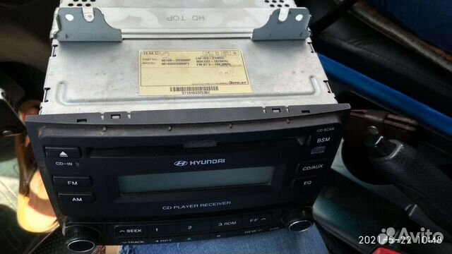 Автомагнитола оригинал Hyundai Elantra HD