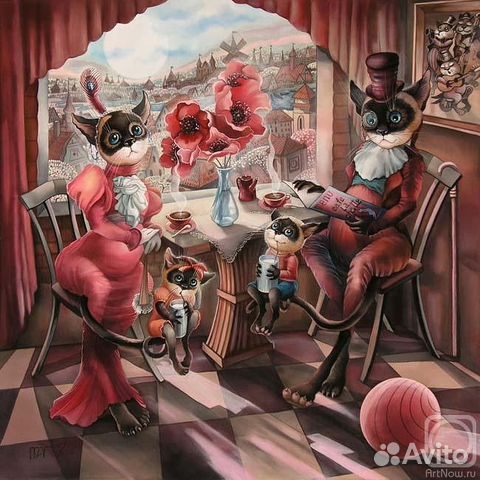 Бумага для декупажа. Краска. Заготовка для часов