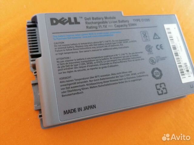 Новый аккумулятор для ноутбука Dell