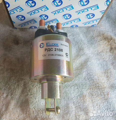 Реле втягивающее Ваз 2108 Eldix новое