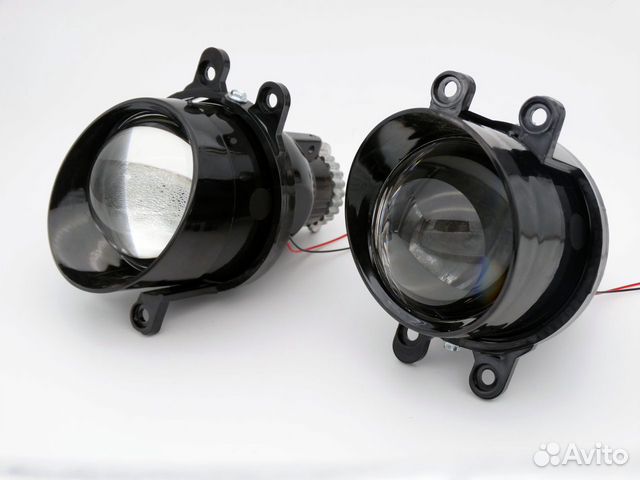 Биксеноновые линзы 3 Toyota туманки в штатное