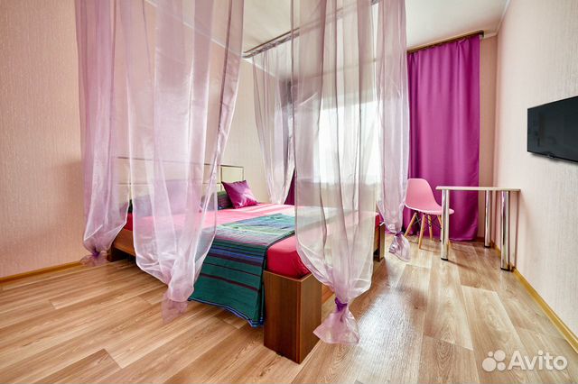 

1-к. квартира, 44 м², 3 кровати
