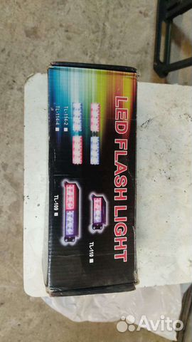 Стробоскоп под лобовое красный