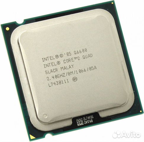 Процессор Intel Core 2 Quad Q6600 (LGA775, 2400MHz