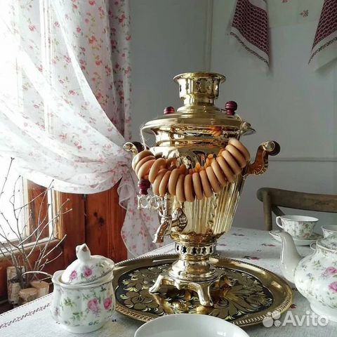 Самовар жаровой на дровах 