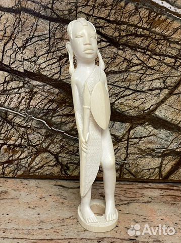 Статуэтка. Массай. Воин. Бивень