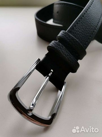 Мужской кожаный ремень ручной работы