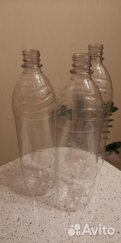 Пластиковые бутылки 1 л, 1,5л с крышкой