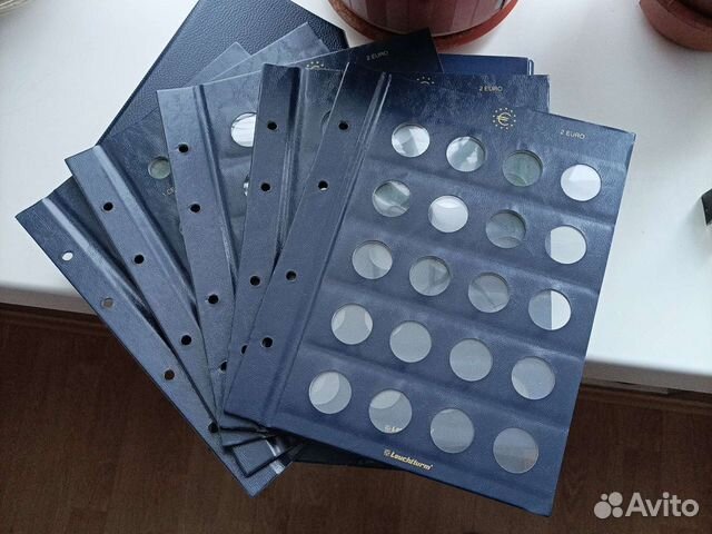 Альбом для юбилейных и регулярных монет евро