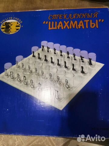 Шахматы, рюмки