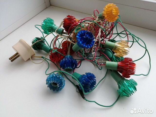 Елочная гирлянда СССР