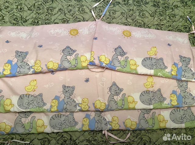 Бортики в детскую кроватку