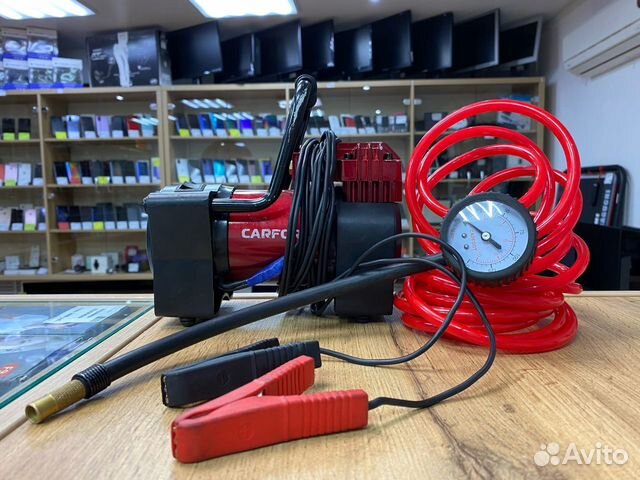 Компрессор автомобильный force-55/ 55 л/мин./ 12V