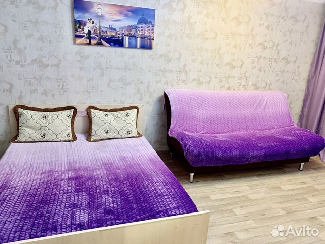 

1-к. квартира, 39 м², 2 кровати