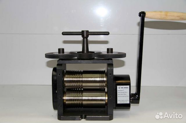 Вальцы HH-RM02A ручные с редуктором 130мм