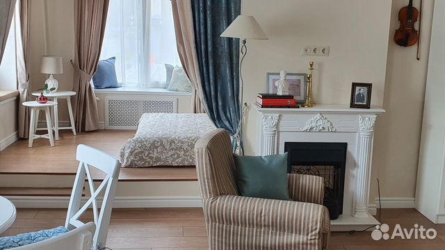 

Квартира-студия, 39 м², 2 кровати