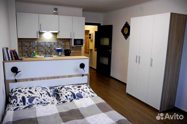 

Квартира-студия, 25 м², 2 кровати