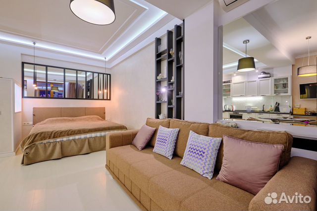 

Квартира-студия, 38 м², 2 кровати