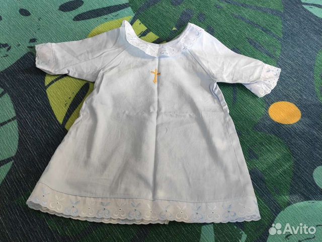 Рубашка для крещения малыша х/б