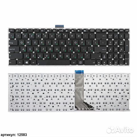 Клавиатура Asus X553M плоский Enter, шлейф 11,5 см