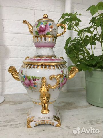 Самовар гжель