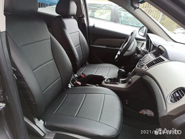 Авточехлы из экокожи для Лада Ларгус 5 мест