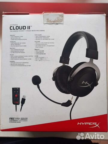 HyperX Cloud II Gun Metal купить в Элисте | Бытовая электроника | Авито