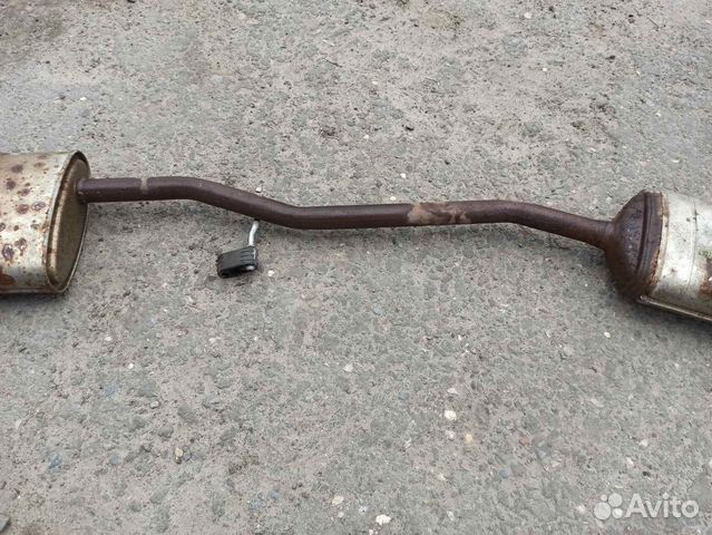 Труба выхлопная глушитель катализа Рено дастер 2