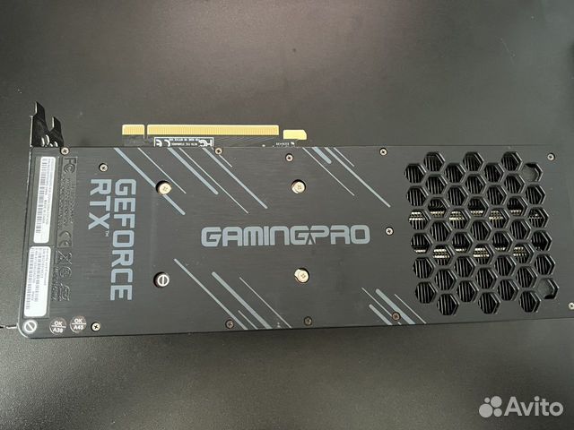 Видеокарта Palit Geforce RTX 3070 ti gamingpro