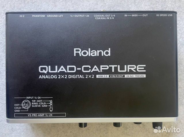 Звуковая карта roland quad capture